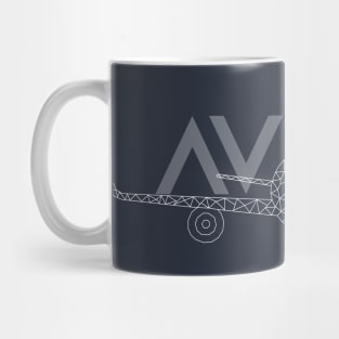 Avion Aircraft Geometric Shape Design Mug